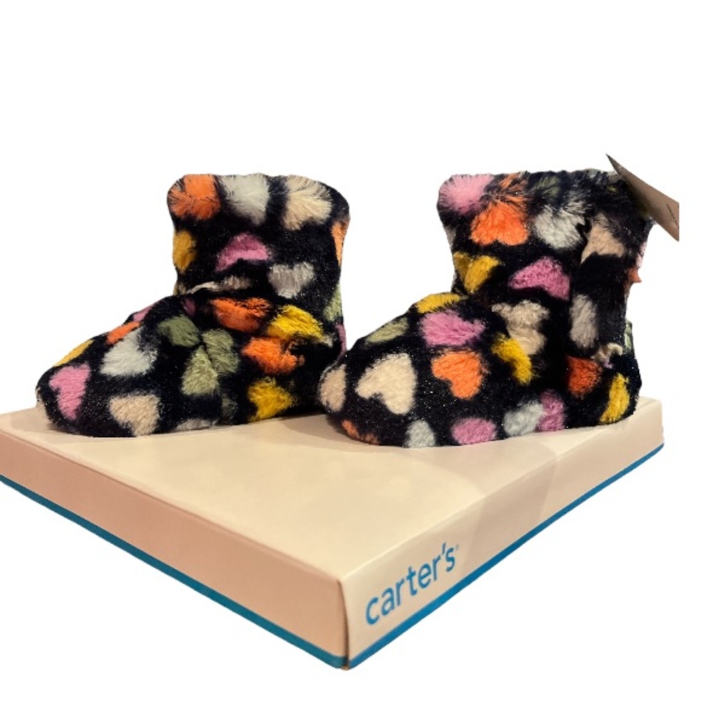 Carter's Jetta Toddler Girls' Faux-Fur Slippers